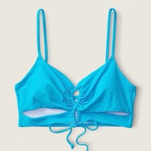 Victoria’s Secret Pink Cut Out Blue Bikini Set